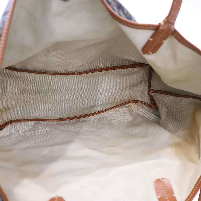 Goyard Saint Louis PM Saint Louis Tote Bag Navy Brown