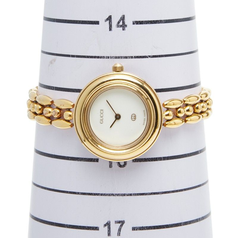 Gucci Change Bezel Plated Ladies Gucci