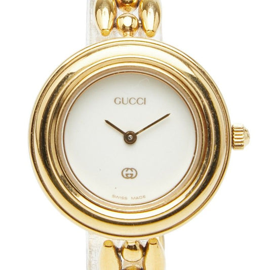 Gucci Change Bezel Plated Ladies Gucci