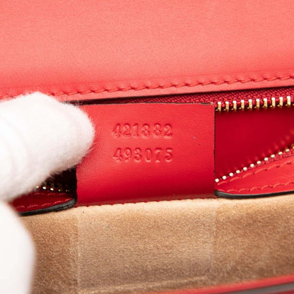 Gucci Sylvie 421882 White Leather Women's Gucci