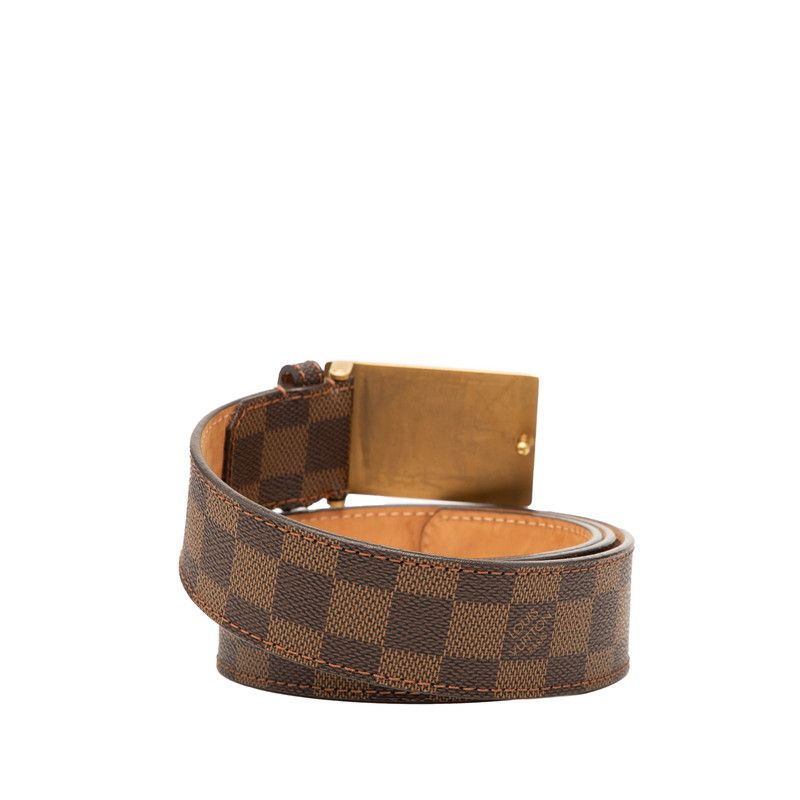 Louis Vuitton Damier Santure Neo En Venture Belt Size: 100/40 M9234 Ebène Brown