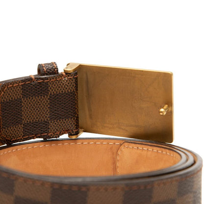 Louis Vuitton Damier Santure Neo En Venture Belt Size: 100/40 M9234 Ebène Brown