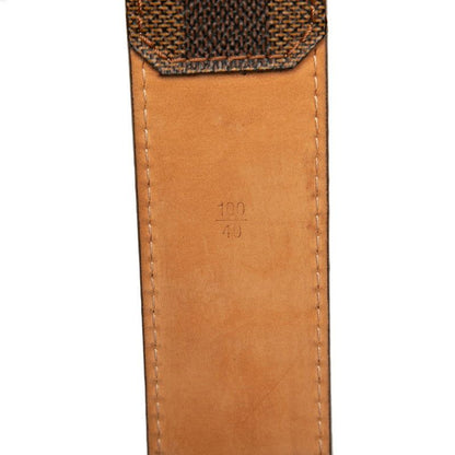 Louis Vuitton Damier Santure Neo En Venture Belt Size: 100/40 M9234 Ebène Brown