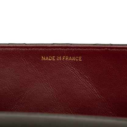 Chanel Matelasse Coco Mark Push Lock Chain Shoulder Bag Black Lambskin Women