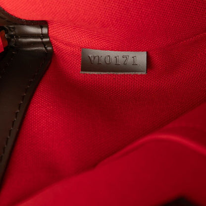 Louis Vuitton Damier Verona MM Handbag Shoulder Bag N41118 Brown PVC Leather