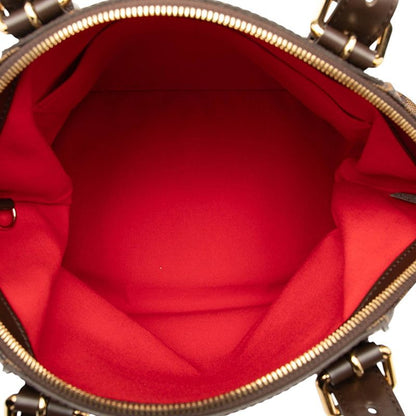 Louis Vuitton Damier Verona MM Handbag Shoulder Bag N41118 Brown PVC Leather