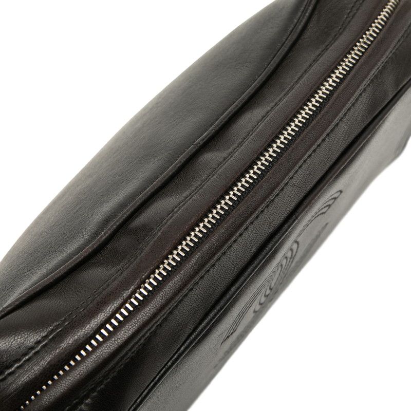 Chanel Coco Mark Fringe Crossbody Chain Shoulder Bag Black Lambskin Women Chanel