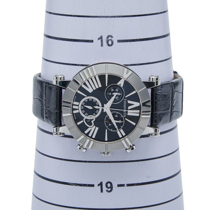 Tiffany & Co Atlas Z1301.32.11a10a71a Black Silver Stainless Steel Ceramic