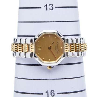 Dior Octagon Silver Gold Stainless Steel Plated Ladies Dior