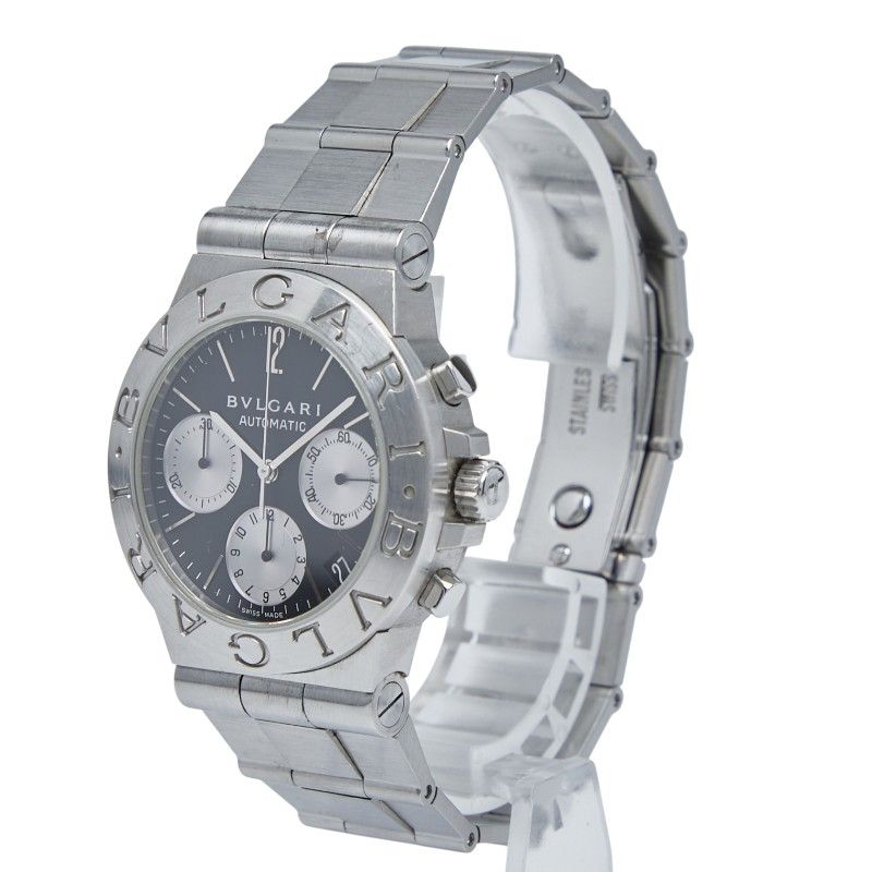 Bulgari Diagono Sport Ch35s Stainless Steel Men's Bvlgari