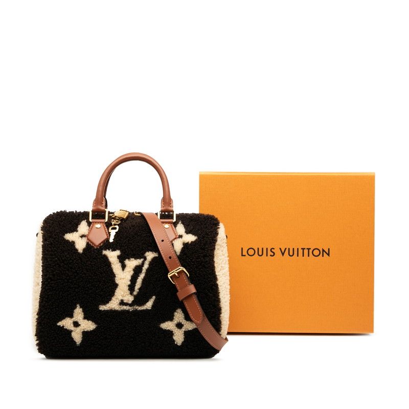 Louis Vuitton Monogram Teddy Speedy Bandouliere 25NM Handbag Shoulder Bag 2WAY