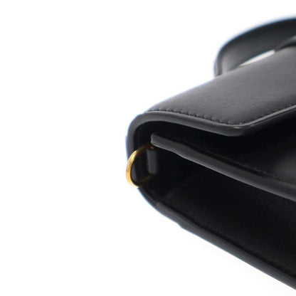 Christian Dior Miss Montaigne Mini Shoulder Bag in Black Smooth Calfskin