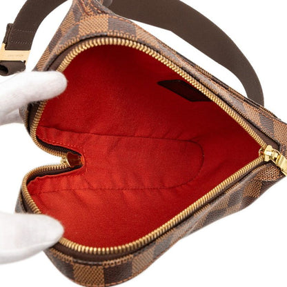 Louis Vuitton Damier Geronimos Shoulder Bag Body Bag Waist Bag N51994 Brown PVC