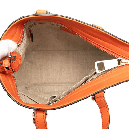 Gucci Micro Guccissima Handbag Shoulder Bag 2WAY 449241 Orange Leather Ladies
