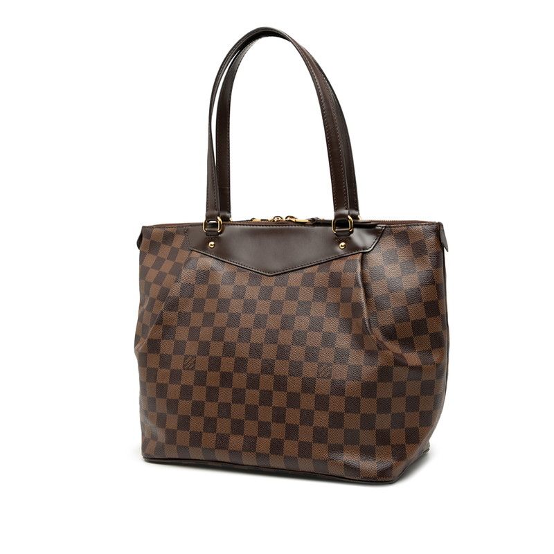 Louis Vuitton Damier Westminster GM Tote Bag Shoulder Bag N41103 Brown PVC