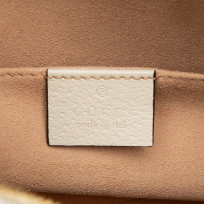 Gucci GG Supreme Flora Sherry Line Crossbody Shoulder Bag 499621 Beige Epony