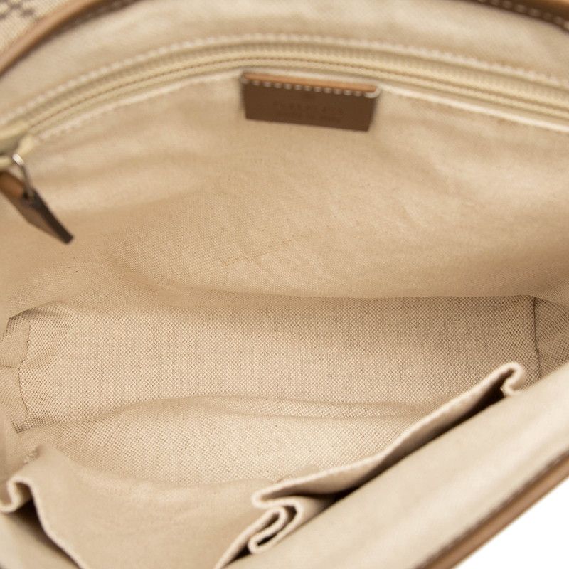 Gucci Diamante Diagonal Shoulder 295679 Beige PVC Leather Women's Gucci