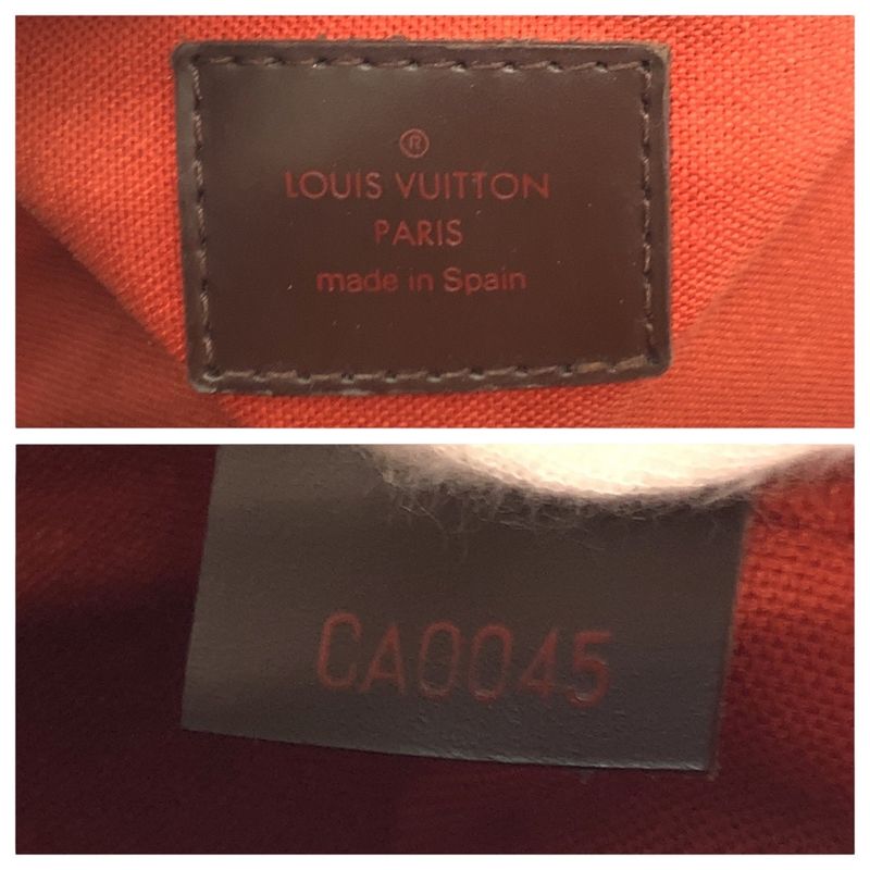 Louis Vuitton Damier Rivera MM Brown Gold Hardware Pvc/leather N41434 Tote