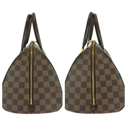 Louis Vuitton Damier Rivera MM Brown Gold Hardware Pvc/leather N41434 Tote