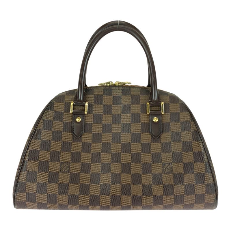 Louis Vuitton Damier Rivera MM Brown Gold Hardware Pvc/leather N41434 Tote