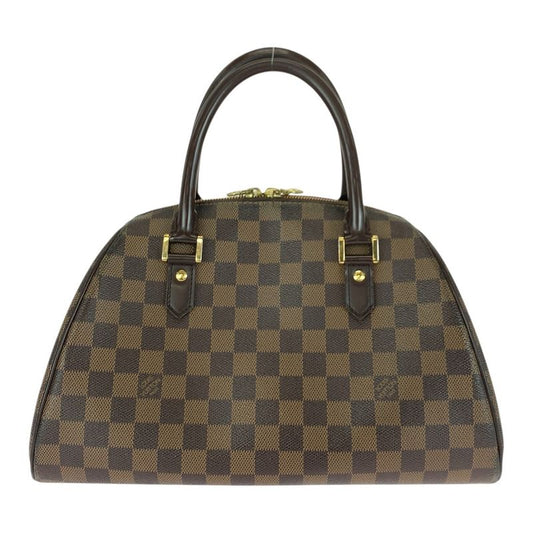 Louis Vuitton Damier Rivera MM Brown Gold Hardware Pvc/leather N41434 Tote