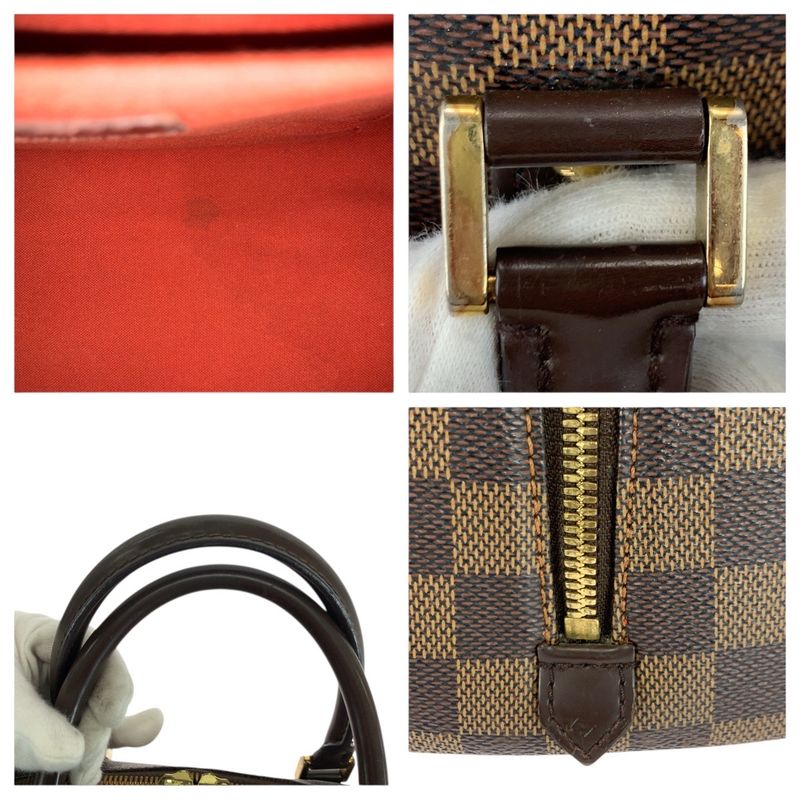 Louis Vuitton Damier Rivera MM Brown Gold Hardware Pvc/leather N41434 Tote