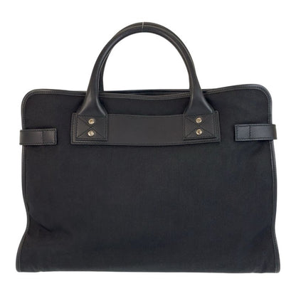 Gucci Sherry Line Black Silver Hardware Nylon/leather 246410 Business Bag