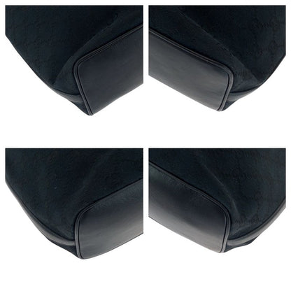 Gucci Black Gold Hardware GG Canvas 001 42870 Hobo Shoulder Bag Shoulder Women