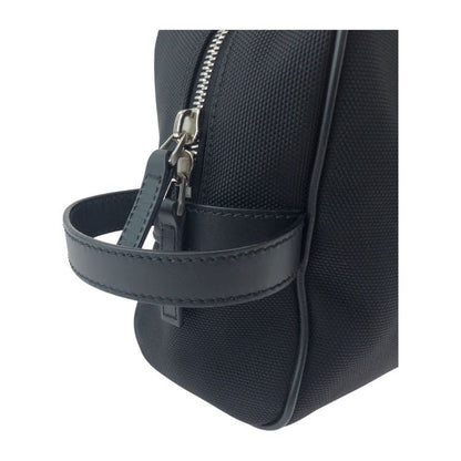 Gucci Sherry Line Black Silver Hardware Canvas/leather 630916 Second Bag Pouch