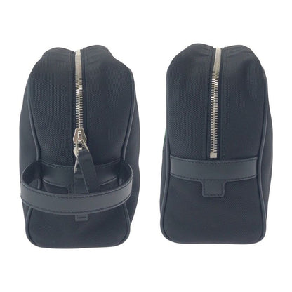 Gucci Sherry Line Black Silver Hardware Canvas/leather 630916 Second Bag Pouch