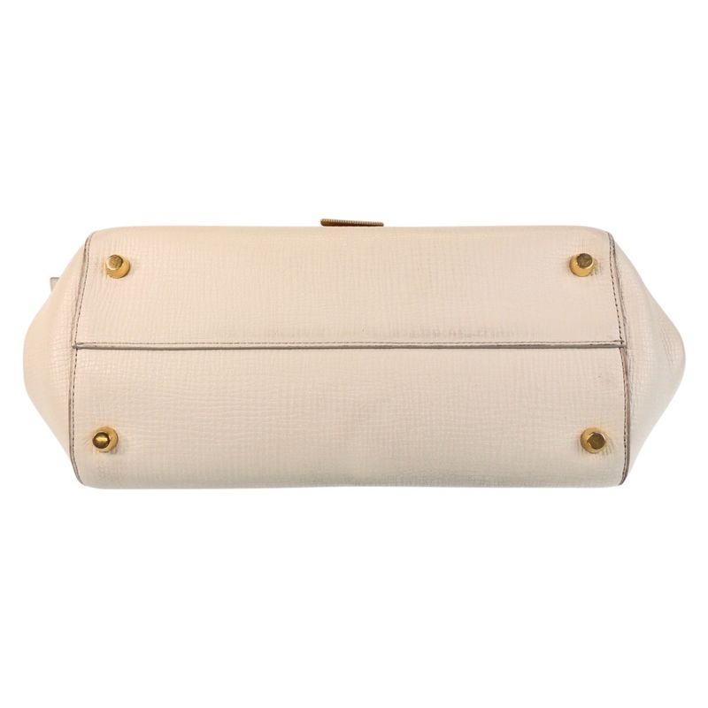 Bottega Veneta Bottega Veneta The Angle Paramellato Ivory Gold Hardware Leather