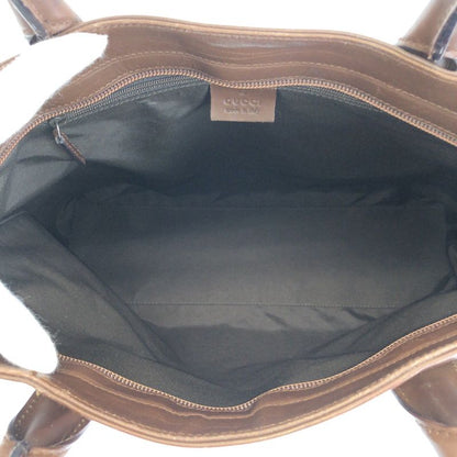 Gucci Brown Beige GG Canvas/leather 33890 Tote Bag Shoulder Bag Women 506088