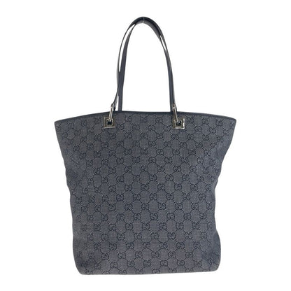 Gucci Black GG Canvas/leather 31243 Tote Bag Shoulder Bag Women 506091