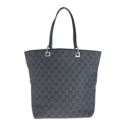 Gucci Black GG Canvas/leather 31243 Tote Bag Shoulder Bag Women 506091