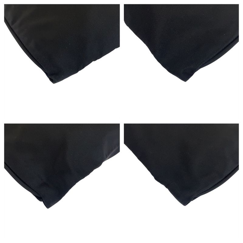 Prada Tessuto Triangle Logo Plate Black Nylon/leather Tote Bag Shoulder Bag