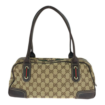 Gucci Sherry Line Printhie Beige Brown Gold Hardware GG Canvas/leather 161720