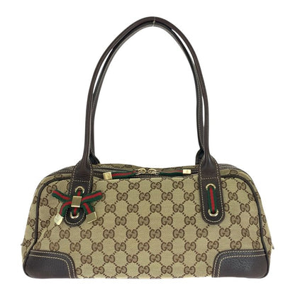 Gucci Sherry Line Printhie Beige Brown Gold Hardware GG Canvas/leather 161720