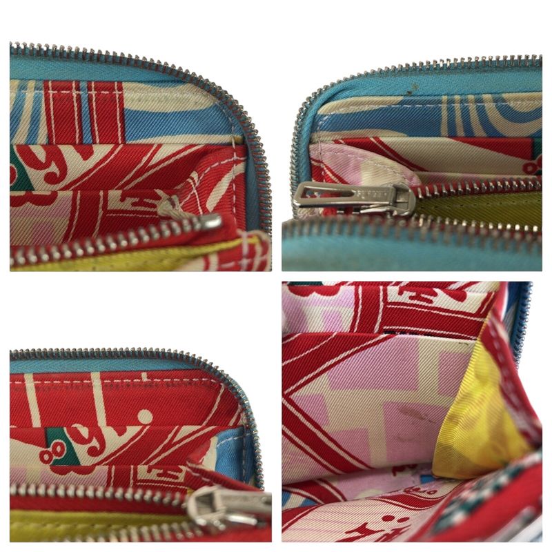 Hermes Azap Compact Silk Quinn Blue Silver Hardware Leather Fold Wallet Coin