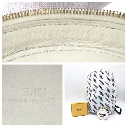 Fendi FILA Collaboration With Pouch White Nylon Folding Backpack Sac Eco Bag