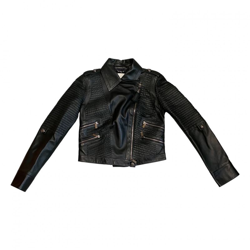 Celine Women's Lamb Leather Riders Jacket 40