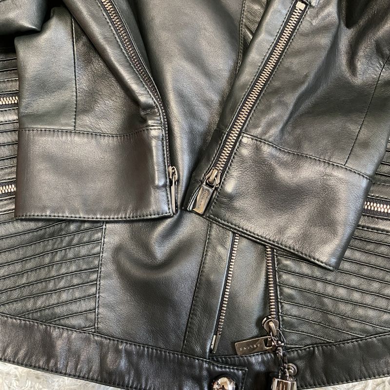 Celine Women's Lamb Leather Riders Jacket 40