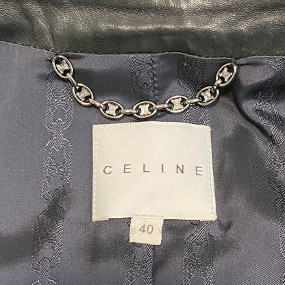 Celine Women's Lamb Leather Riders Jacket 40