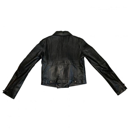 Celine Women's Lamb Leather Riders Jacket 40