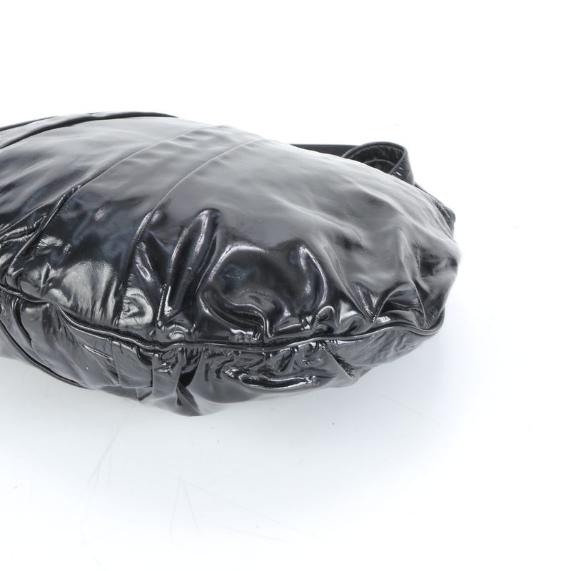 Gucci Hysteria Leather 2WAY Shoulder Bag Shoulder Tote 197016 Black Gold