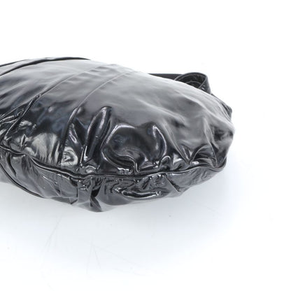 Gucci Hysteria Leather 2WAY Shoulder Bag Shoulder Tote 197016 Black Gold