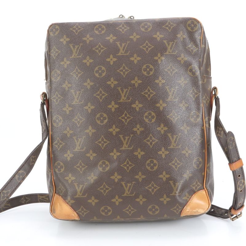 Louis Vuitton Monogram Danube GM M45262 Leather Shoulder Bag Crossbody Messenger