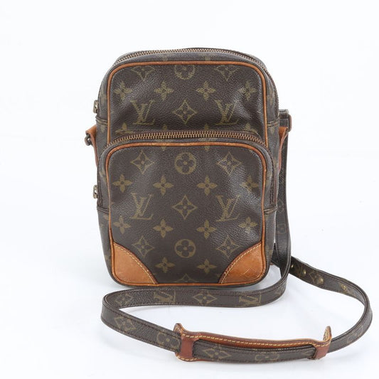 Louis Vuitton Monogram Amazon M45236 Leather Shoulder Bag Crossbody Brown Women
