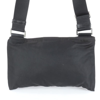 Prada Tessuto Nylon Triangle Logo Leather Shoulder Bag Shoulder One Shoulder