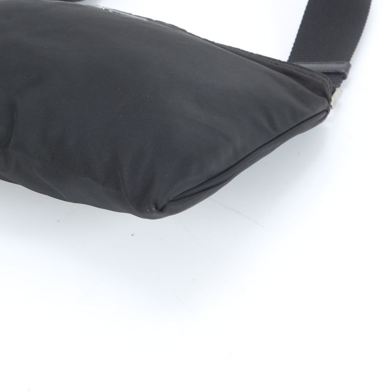 Prada Tessuto Nylon Triangle Logo Leather Shoulder Bag Shoulder One Shoulder