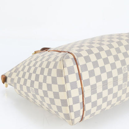 Louis Vuitton Damier Azure Totally MM N51262 Leather Tote Bag Shoulder A4 Women